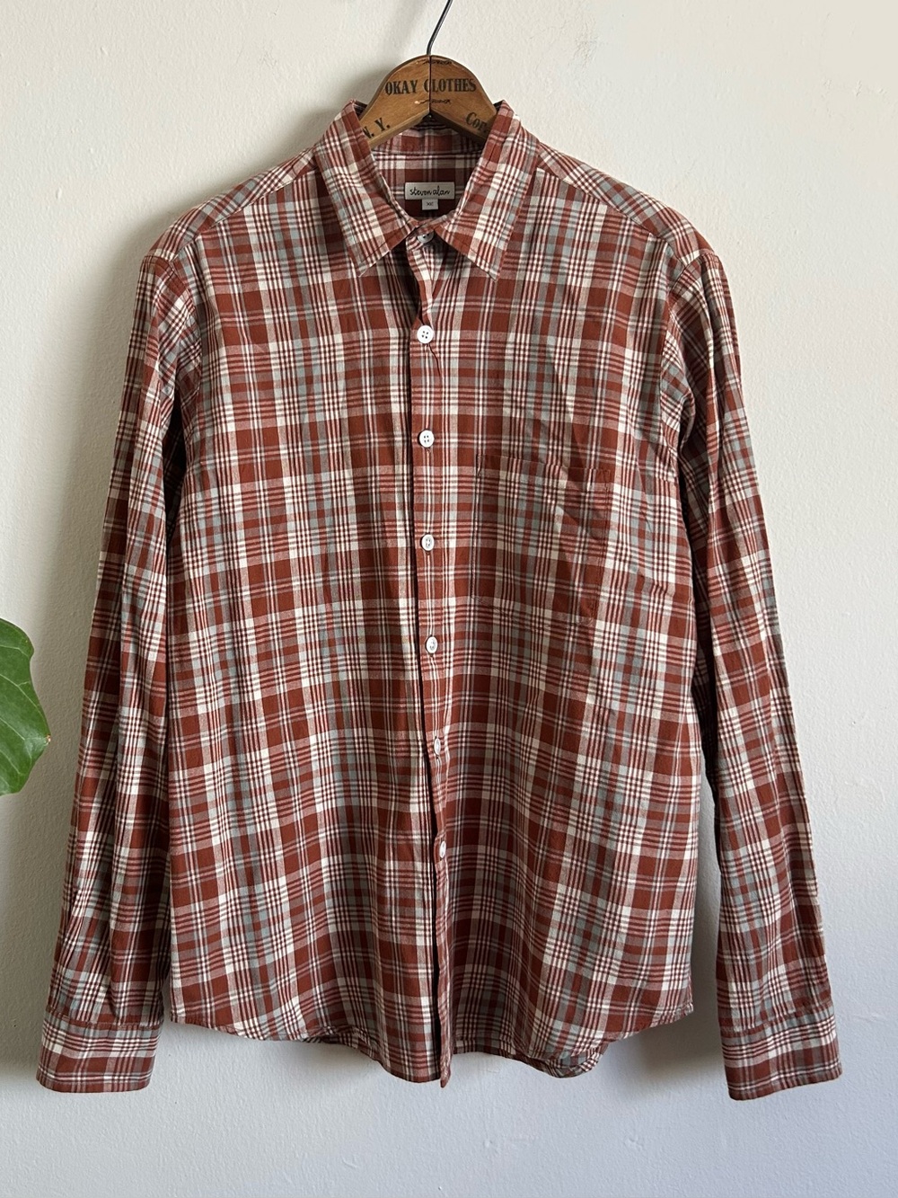 Steven Alan Japan Reverse Seam Button Up Shirt